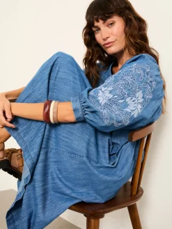 FatFace Denim Midi Dress*Fat Face Hot