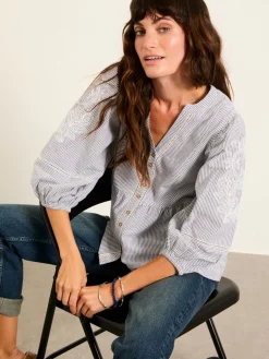 FatFace Embroidered Blouse*Fat Face Sale