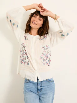 FatFace Embroidered Blouse*Fat Face Sale