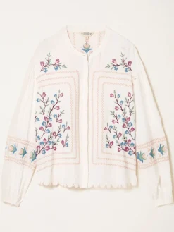 FatFace Embroidered Blouse*Fat Face Sale