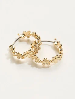 FatFace Flower Hoop Earrings*Fat Face Clearance