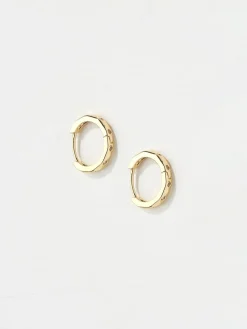 FatFace Huggie oorbellen met siersteentjes*Fat Face Clearance