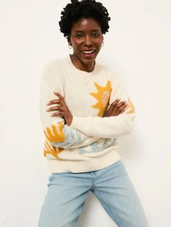 FatFace Knitted Surf Pattern Jumper*Fat Face Outlet