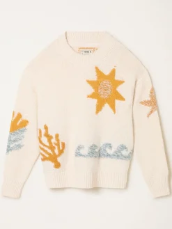 FatFace Knitted Surf Pattern Jumper*Fat Face Outlet