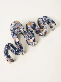 FatFace Large Squiggle Claw Clip*Fat Face