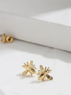 FatFace oorknopjes met bij*Fat Face Hot