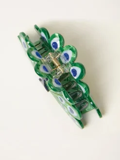 FatFace Peacock Claw Clip*Fat Face Sale