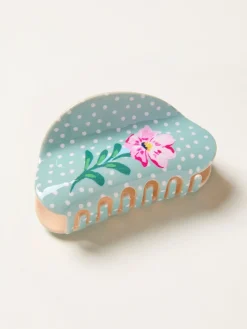 FatFace Polka Dot Flower Claw Clip*Fat Face Hot