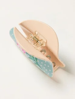 FatFace Polka Dot Flower Claw Clip*Fat Face Hot