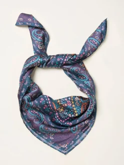 FatFace Satin Mosaic Hair Scarf*Fat Face New