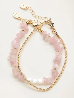 FatFace Stone Layered Bracelet*Fat Face New