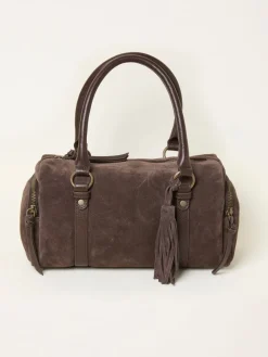 FatFace Suede Bowling Bag*Fat Face Online