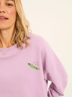 FatFace Sweet Pea Graphic Crew Sweat*Fat Face Hot