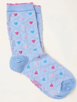 FatFace Textured Heart Socks*Fat Face Online