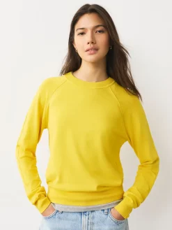 Felgeel - Soft Touch Ronde hals Katoen Rijke Trui*Next New