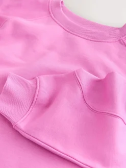 - Relaxed Fit Heavyweight Longline Crew Neck Sweatshirt*Next Outlet