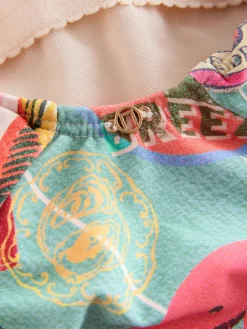 Figurenprint - Badpak met vormgevende zijrimpeling en buikcorrectie*Next Online