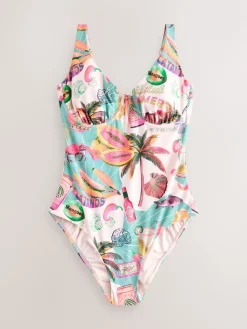 Figurenprint - Buikcorrigerend DD+ badpak met beugel*Next Online