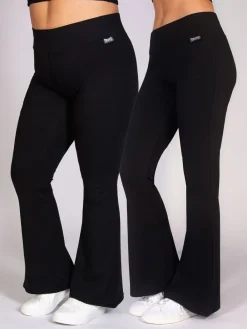 Flare Jersey Womens Trousers*Pineapple Hot