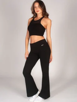 Flare Jersey Womens Trousers*Pineapple Hot