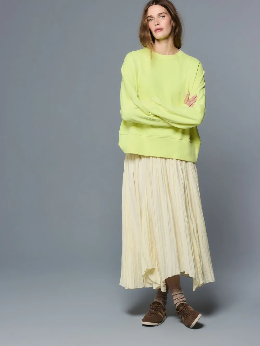 - Crew Neck Washed Sweatshirt*Next Best