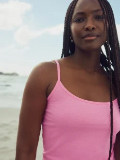 Fluoro roze - Spaghettibandtop*Next Hot