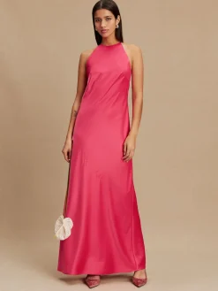 - Bridesmaids Satin Halterneck Maxi Dress*Next Best