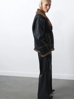 Suedette Zip Up Jacket*French Connection Sale