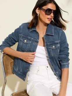 - Mid wash denim jack*Friends Like These Sale