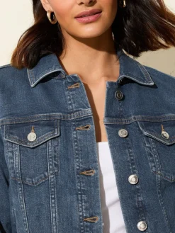 - Mid wash denim jack*Friends Like These Sale