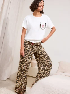 Amour Leopard Short Sleeve Pyjamas*Friends Like These Best