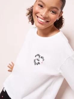 Bonne Nuit Heart Long Sleeve Pyjamas*Friends Like These Hot