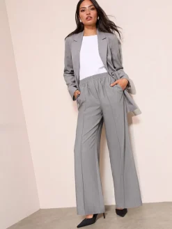 Elasticated Waist Pull On Tailored Trousers*Friends Like These Discount