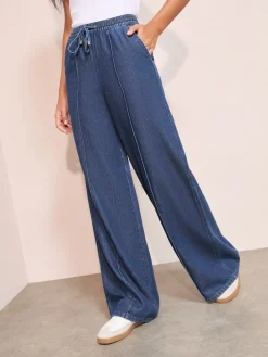 Everyday Elastic Wide Leg Jeans*Friends Like These Online