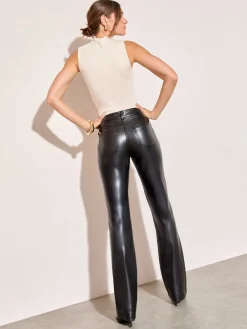 Faux Leather Bootcut Trousers*Friends Like These New
