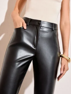 Faux Leather Bootcut Trousers*Friends Like These