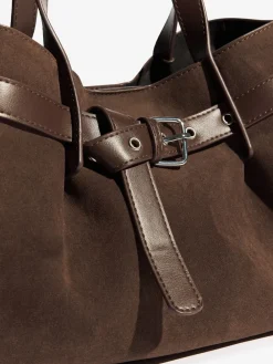 Faux Suede Slouch Tote Bag*Friends Like These Sale