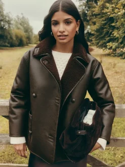 oversized jack met knopen aan de voorkant en borgvoering*Friends Like These Outlet