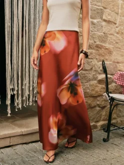 Satin Maxi Skirt*Friends Like These Hot