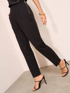 Stretch Twill Tapered Leg Trousers*Friends Like These New