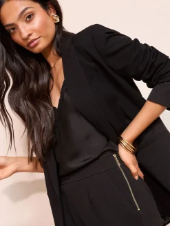 Stretch Twill Tapered Leg Trousers*Friends Like These New