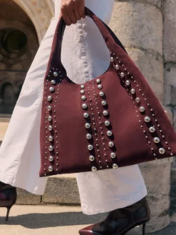 Studded Slouchy Tote Bag*Friends Like These