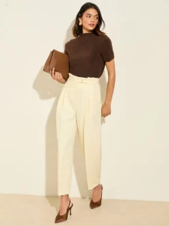 Tapered Belted Tailored Trousers*Friends Like These Clearance