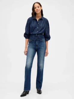 Denim Elasticated Waist Top*Gap Discount