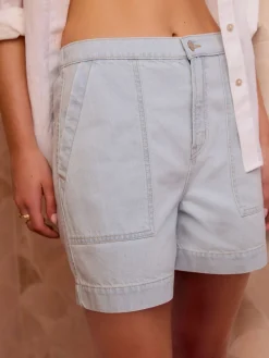 - Utility Lichtgewicht 100% katoenen denim shorts*Next Outlet