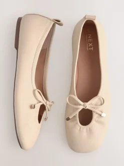 - Forever Comfort® Tie Up Round Toe Ballet Flats*Next