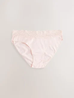 - 7 Katoenen slipjes met kant*Next