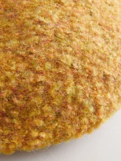 Geel - Boucle Knitted Beanie Hat*Next New