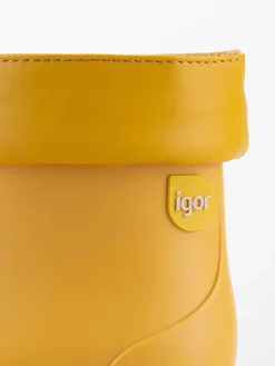 Geel - waterdichte Bimbi Euri enkellange regenlaarzen*Igor Best