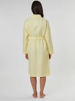 Geel - 100% katoenen gewafelde kamerjas*Loungeable New